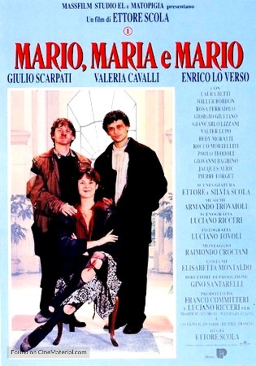 Mario, Maria e Mario - Italian Movie Poster