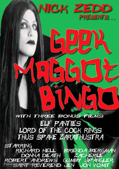 Geek Maggot Bingo or The Freak from Suckweasel Mountain - Movie Cover