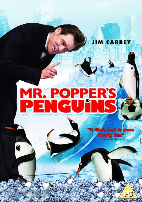 Mr. Popper&#039;s Penguins - British Blu-Ray movie cover