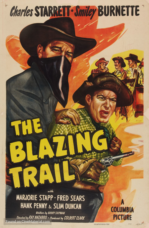 The Blazing Trail - Movie Poster