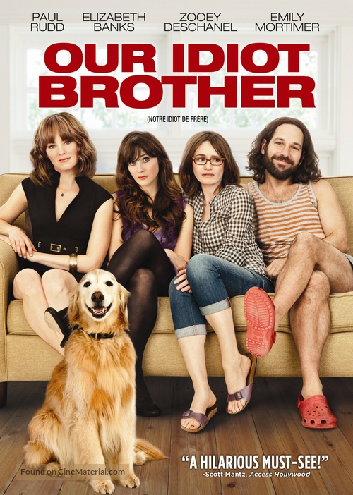 Our Idiot Brother - Canadian DVD movie cover