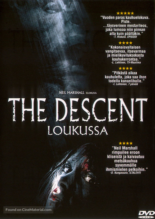 The Descent - Finnish Movie Cover