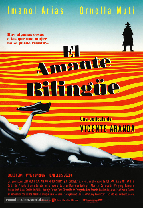 Amante biling&uuml;e, El - Spanish Movie Poster