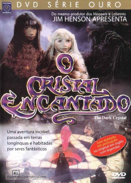 The Dark Crystal - Brazilian DVD movie cover