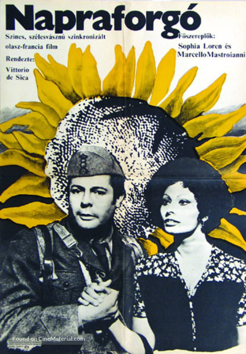 I girasoli - Hungarian Movie Poster