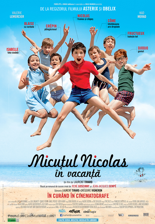 Les vacances du petit Nicolas - Romanian Movie Poster