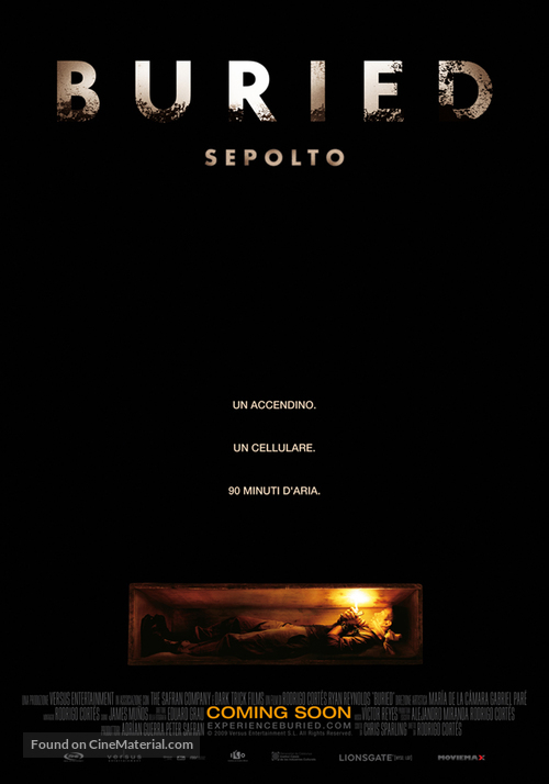 Buried - Italian Movie Poster