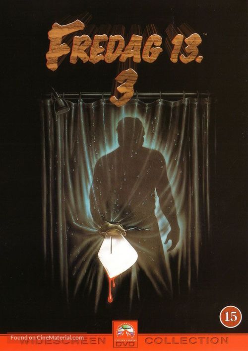 Friday the 13th Part III - Danish Movie Cover