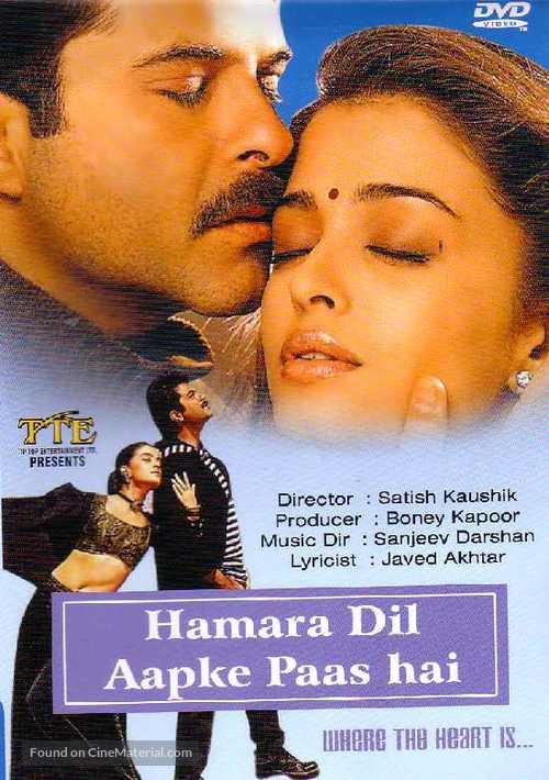 Hamara Dil Aapke Paas Hai - Indian DVD movie cover