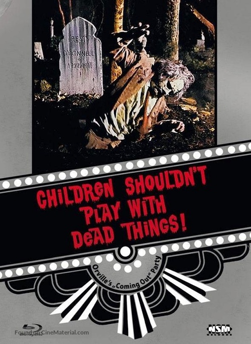 Children Shouldn&#039;t Play with Dead Things - German Blu-Ray movie cover