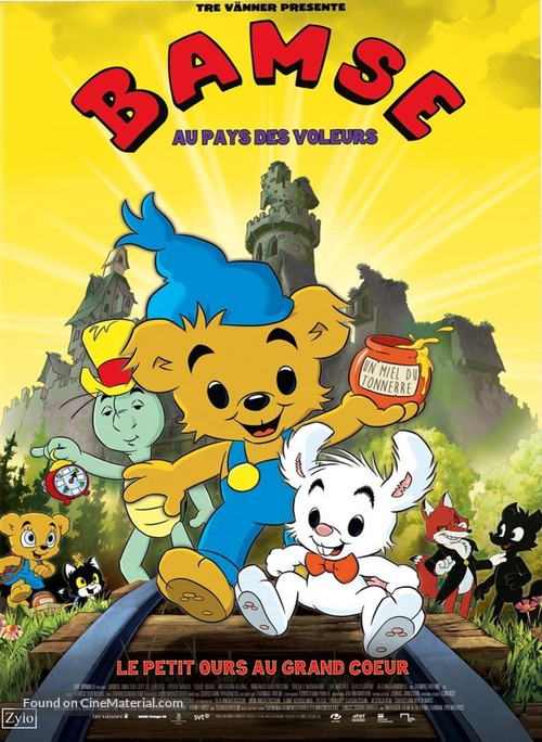 Bamse och tjuvstaden - French DVD movie cover