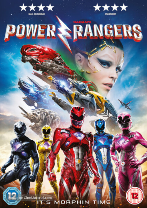 Power Rangers - British Movie Cover