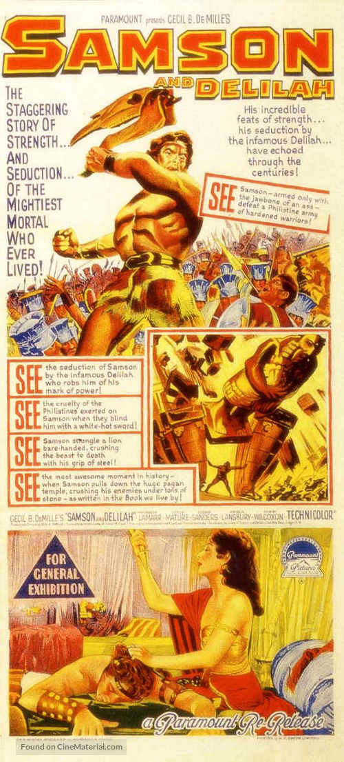 Samson and Delilah - Australian Movie Poster