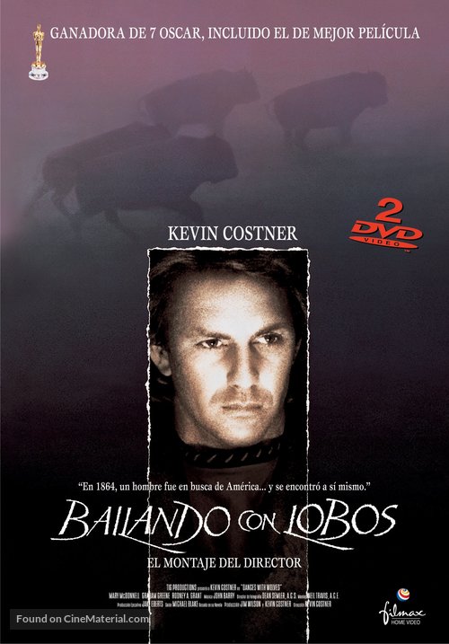 Dances with Wolves - Spanish DVD movie cover