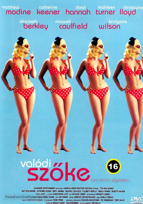 The Real Blonde - Hungarian DVD movie cover