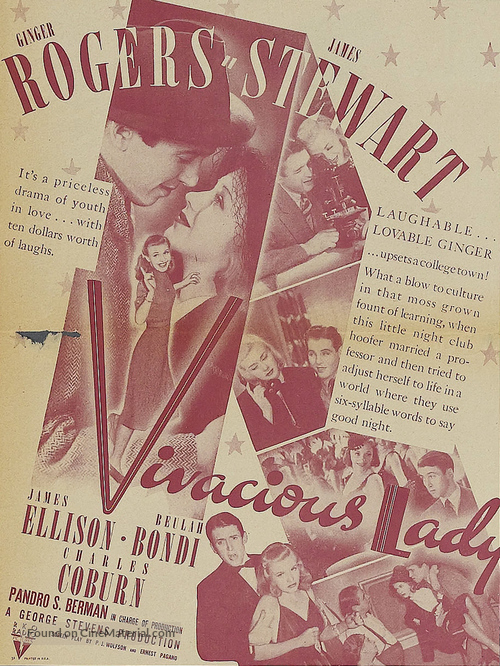 Vivacious Lady - Movie Poster