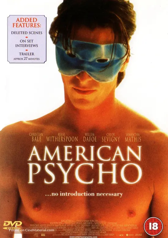 American Psycho - British DVD movie cover