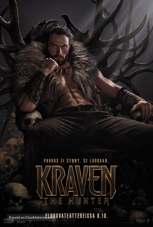 Kraven the Hunter - Finnish Movie Poster