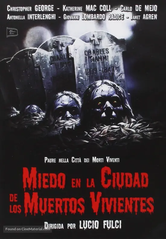 Paura nella citt&agrave; dei morti viventi - Spanish DVD movie cover