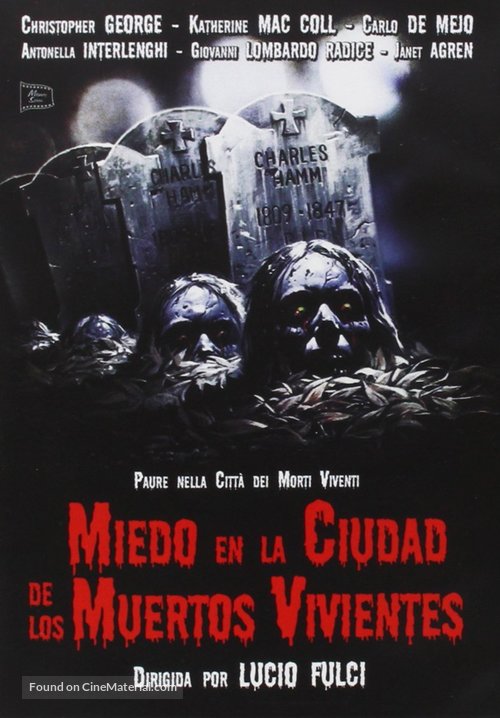 Paura nella citt&agrave; dei morti viventi - Spanish DVD movie cover