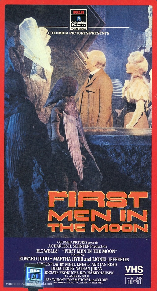 First Men in the Moon - VHS movie cover