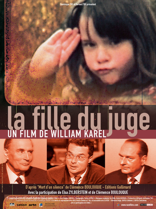 Fille du juge, La - French poster