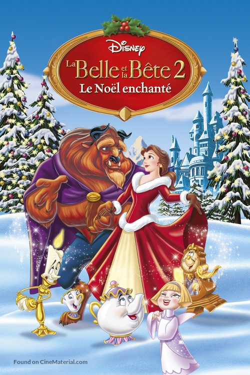 Beauty and the Beast: The Enchanted Christmas - French Movie Cover