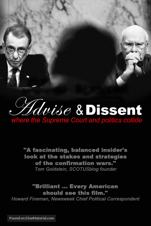 Advise &amp; Dissent - DVD movie cover