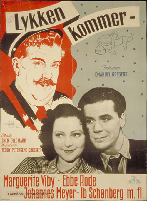 Lykken kommer - Danish Movie Poster