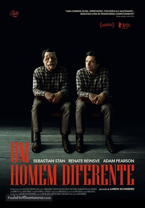 A Different Man - Brazilian Movie Poster