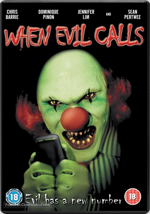 &quot;When Evil Calls&quot; - British DVD movie cover
