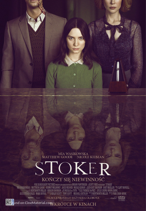 Stoker - Polish Movie Poster