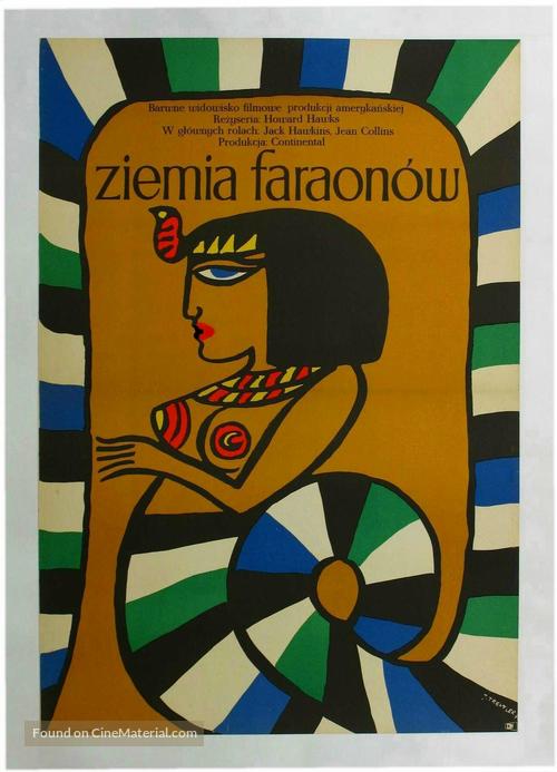 Land of the Pharaohs - Polish Movie Poster