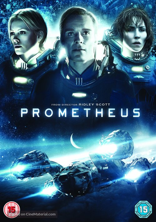 Prometheus - British DVD movie cover