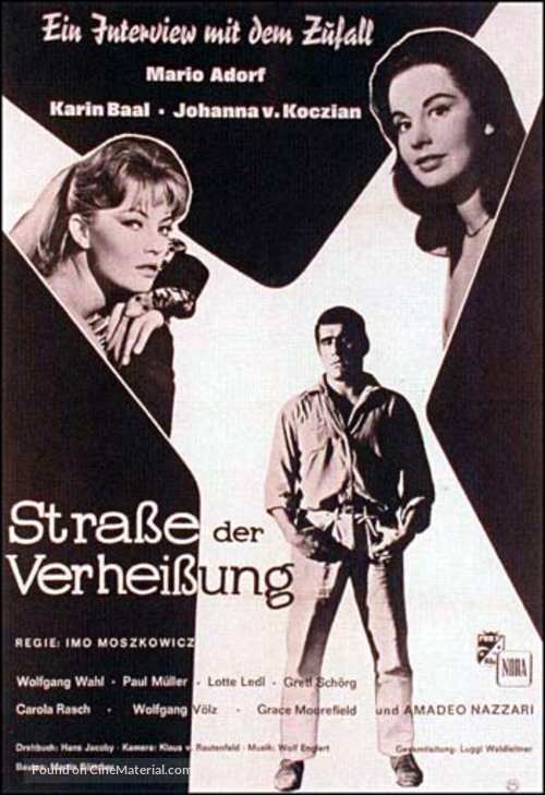 Stra&szlig;e der Verhei&szlig;ung - German Movie Poster