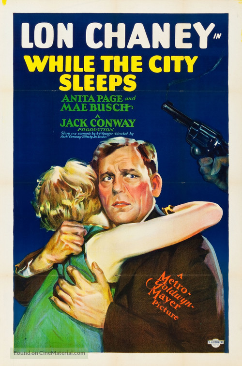 While the City Sleeps - Movie Poster