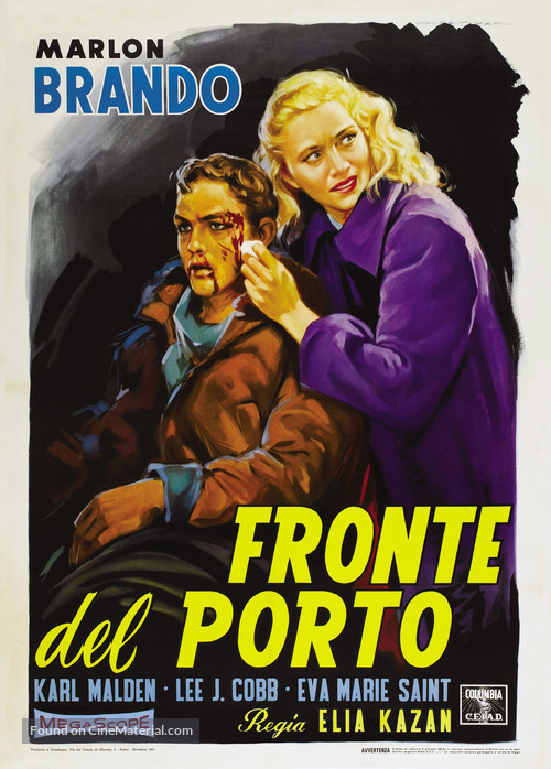 On the Waterfront - Italian Movie Poster
