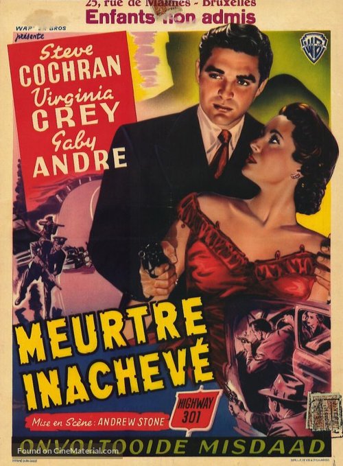 Highway 301 - Belgian Movie Poster