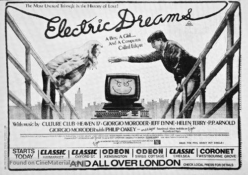 Electric Dreams - British poster