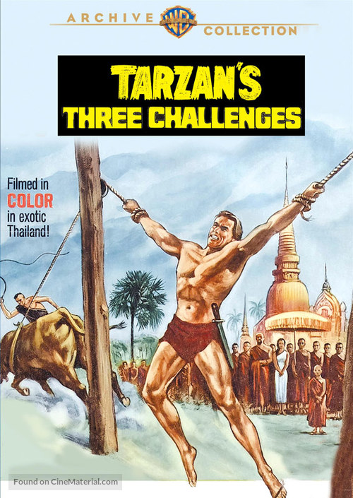 Tarzan&#039;s Three Challenges - Movie Cover