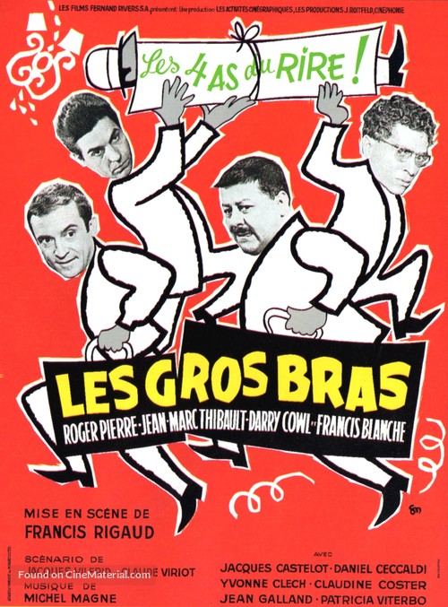 Les gros bras - French Movie Poster