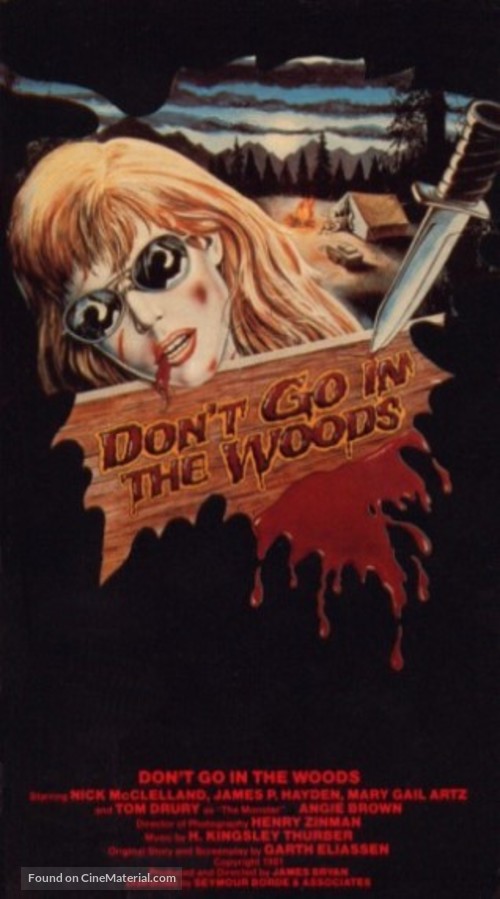 Don&#039;t Go in the Woods - VHS movie cover