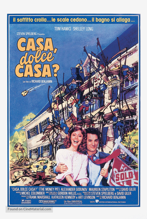 The Money Pit - Italian Movie Poster