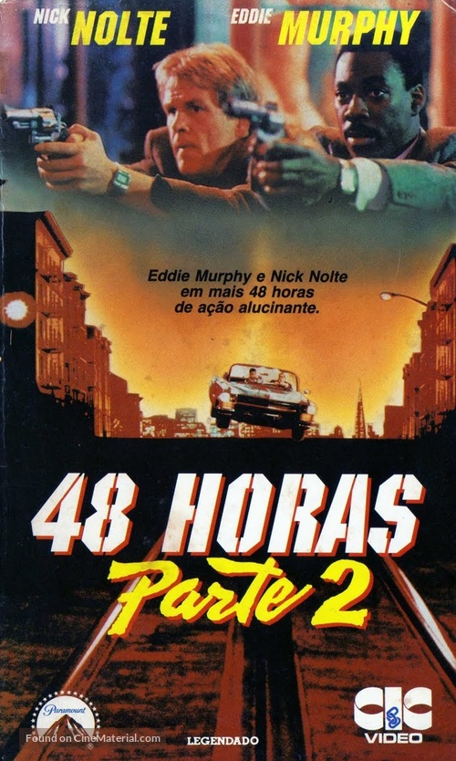 Another 48 Hours - Brazilian VHS movie cover