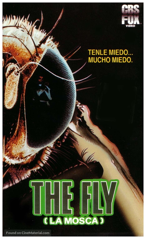 The Fly - Spanish VHS movie cover