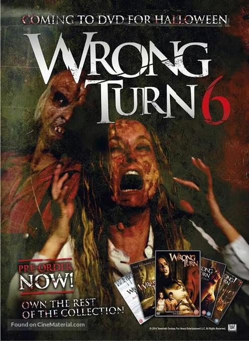 Wrong Turn 6: Last Resort - British Movie Poster