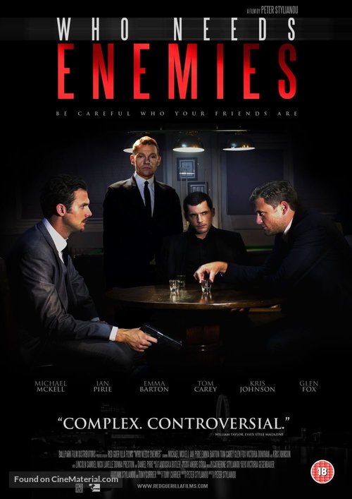 Who Needs Enemies - British Movie Poster