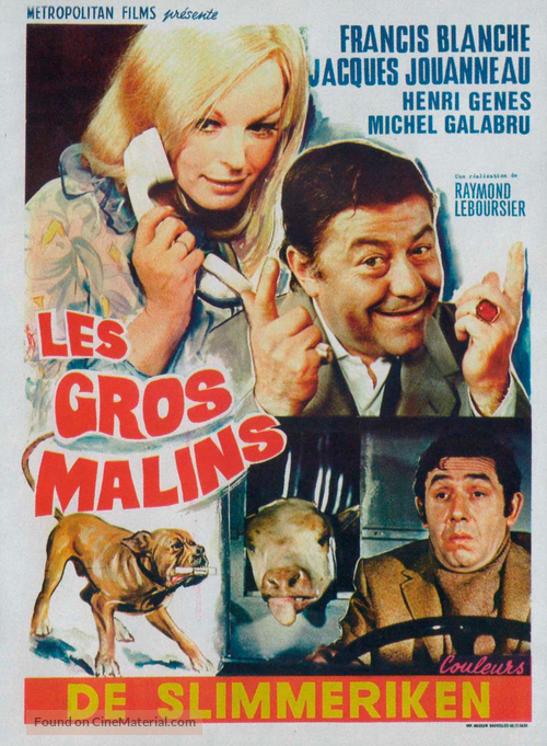 Les gros malins - Belgian Movie Poster
