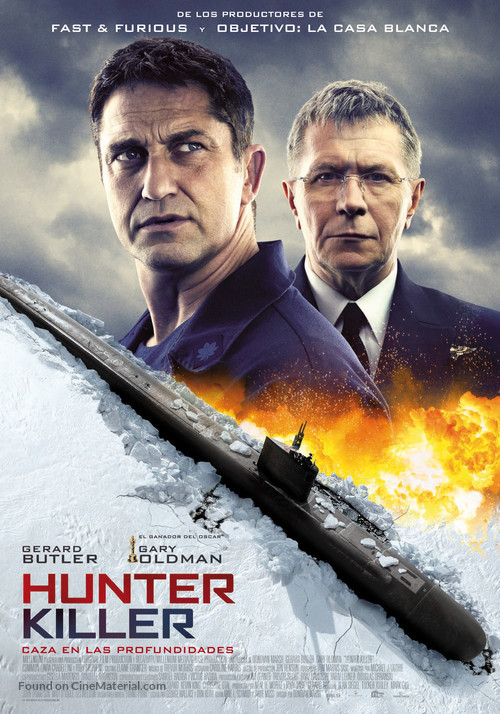 Hunter Killer - Spanish Movie Poster