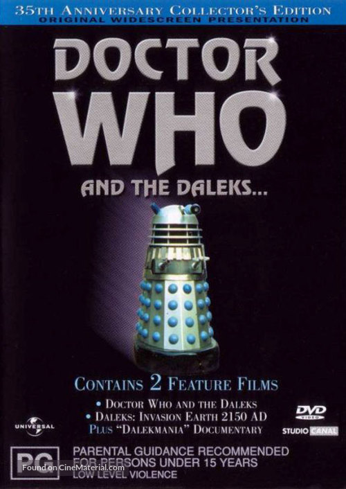 Daleks&#039; Invasion Earth: 2150 A.D. - Australian DVD movie cover